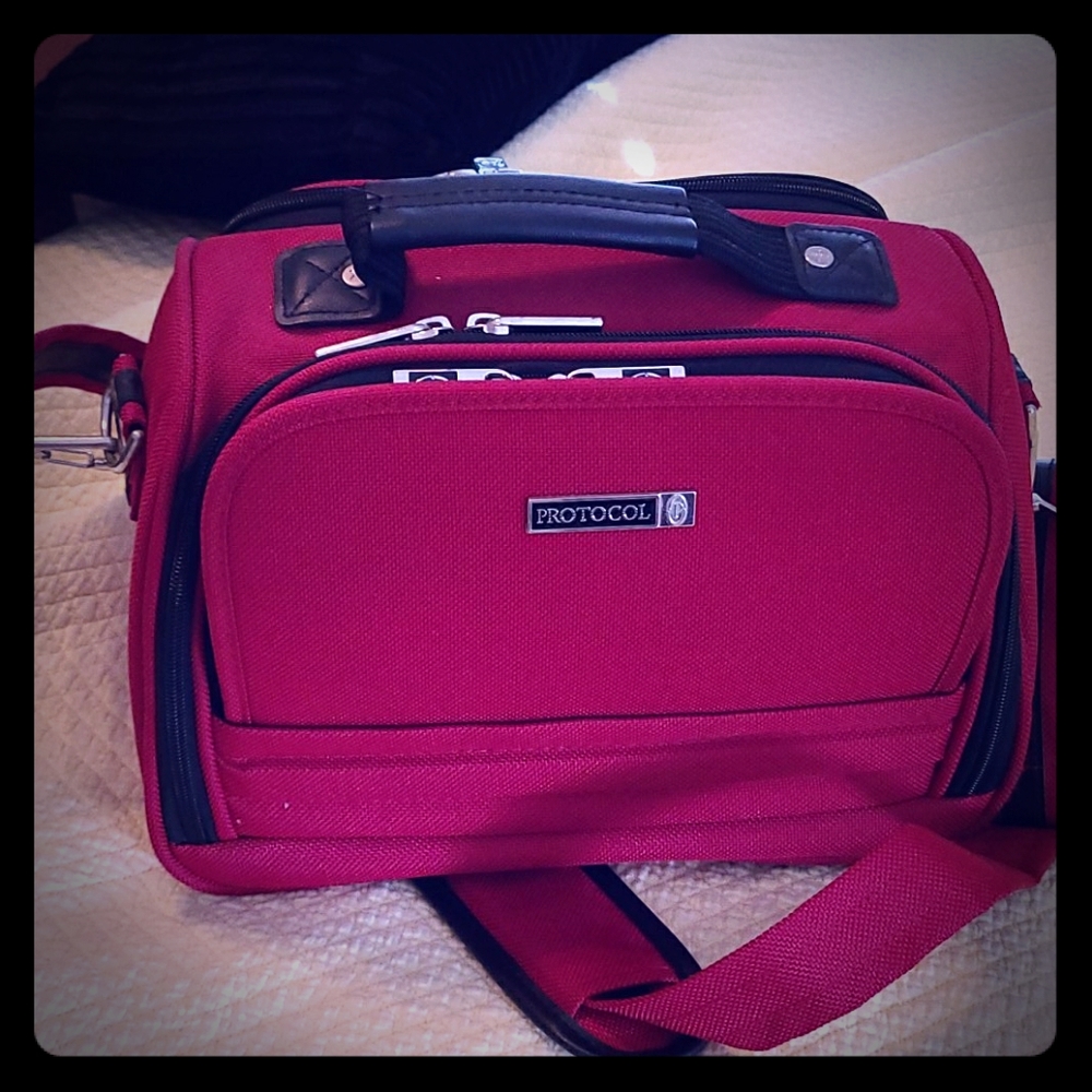 Red Cosmetics Bag